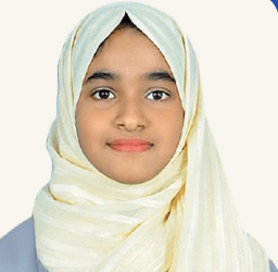 Nashva M, 1st rank in Kerala